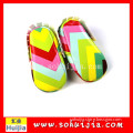 Factory wholesale best quality colorful by the shoes real cow leather soft for child